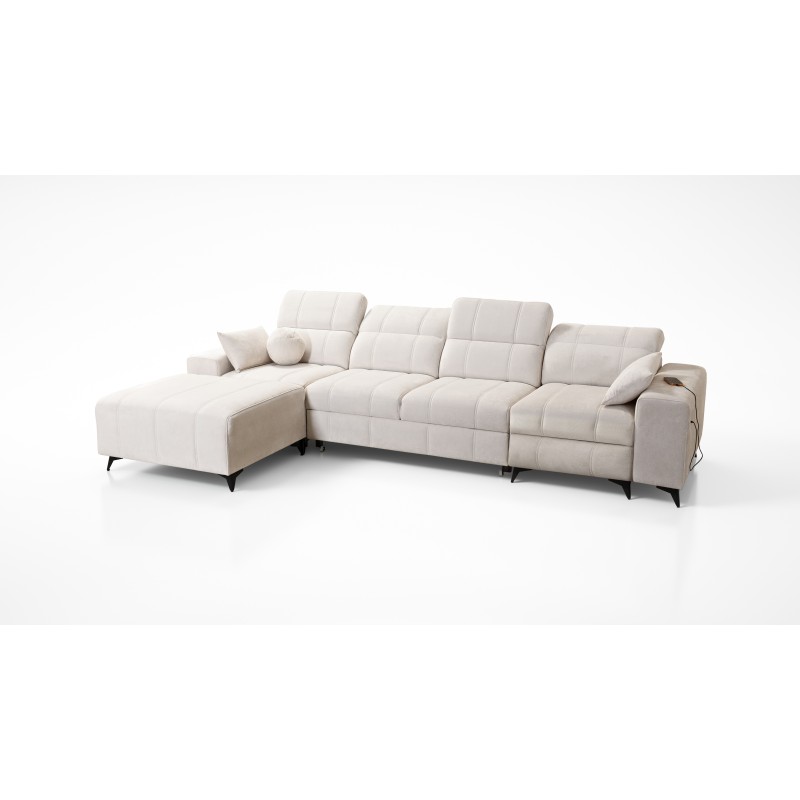 Ballagio XII Mix Corner Sofa with Sleeping and Relax Function - Woven Fabric, Spring 1112 Ballagio XII Mix Corner Sofa with Sleeping and Relax Function - Woven Fabric, Spring 1112