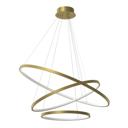 Lámpara colgante HOOP GOLD 93W LED
