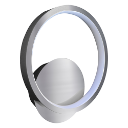 Aplique de pared HOOP CROMO 7W LED