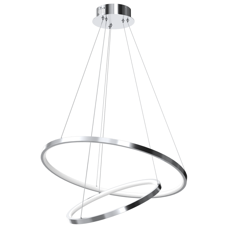 HOOP CHROME 51W LED pendant lamp HOOP CHROME 51W LED pendant lamp