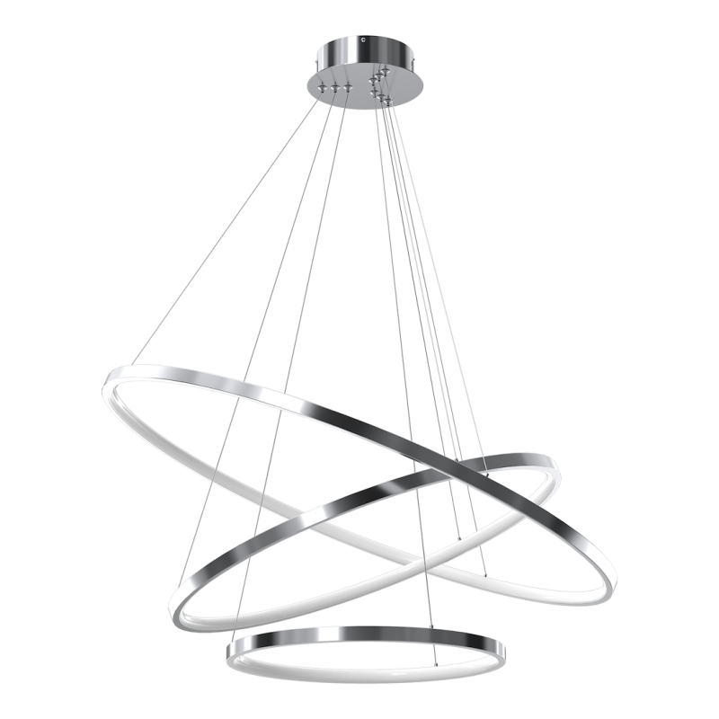 Hängeleuchte HOOP CHROME 93W LED