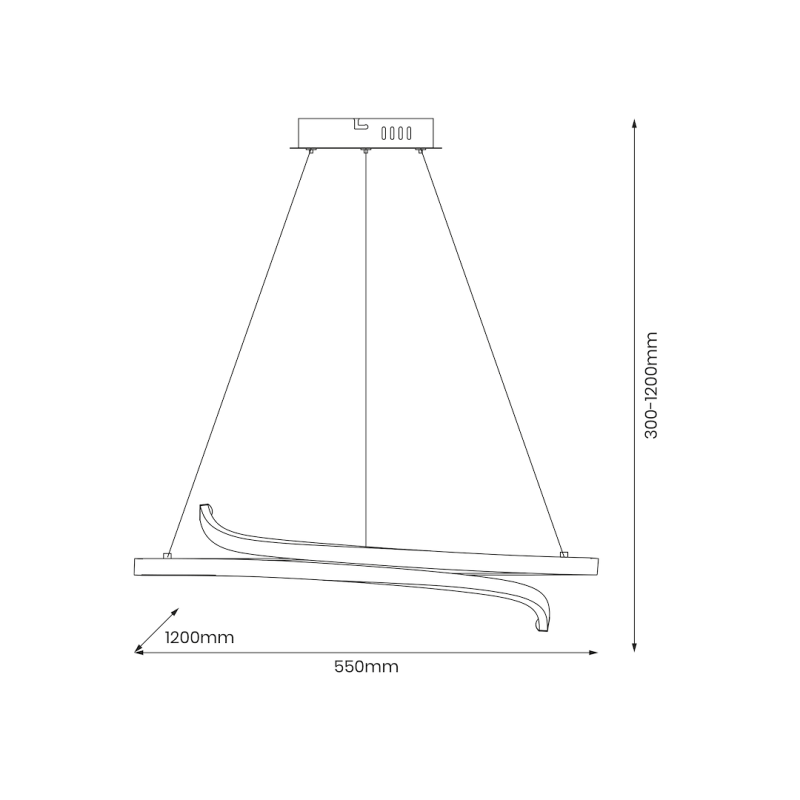 Hängelampe LORENZO 35W LED 4000K Hängelampe LORENZO 35W LED 4000K