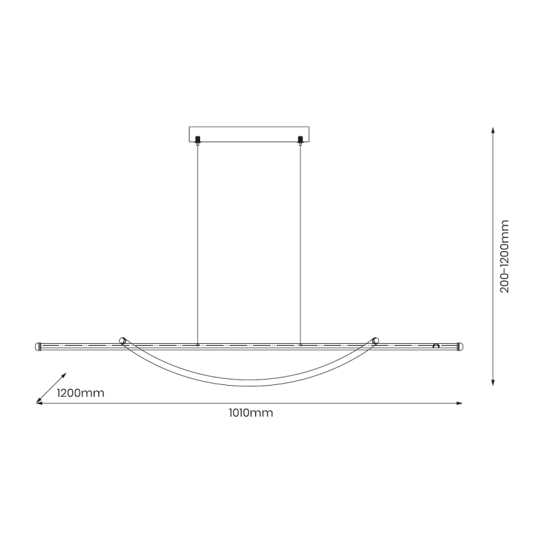AMBAR Hanging Lamp 35W LED 4000K AMBAR Hanging Lamp 35W LED 4000K