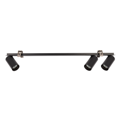 Recessed Hero Spot Fixture Black 3xGU10