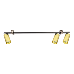 Recessed Hero Spot Frame Gold 3xGU10