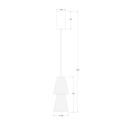 Lampa wisząca SANSA 5W LED Lampa wisząca SANSA 5W LED