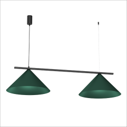 Hängeleuchte CAPITAL BLACK/GREEN 2XGX53