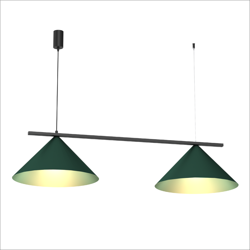 Lampa wisząca CAPITAL BLACK/GREEN 2XGX53 Lampa wisząca CAPITAL BLACK/GREEN 2XGX53