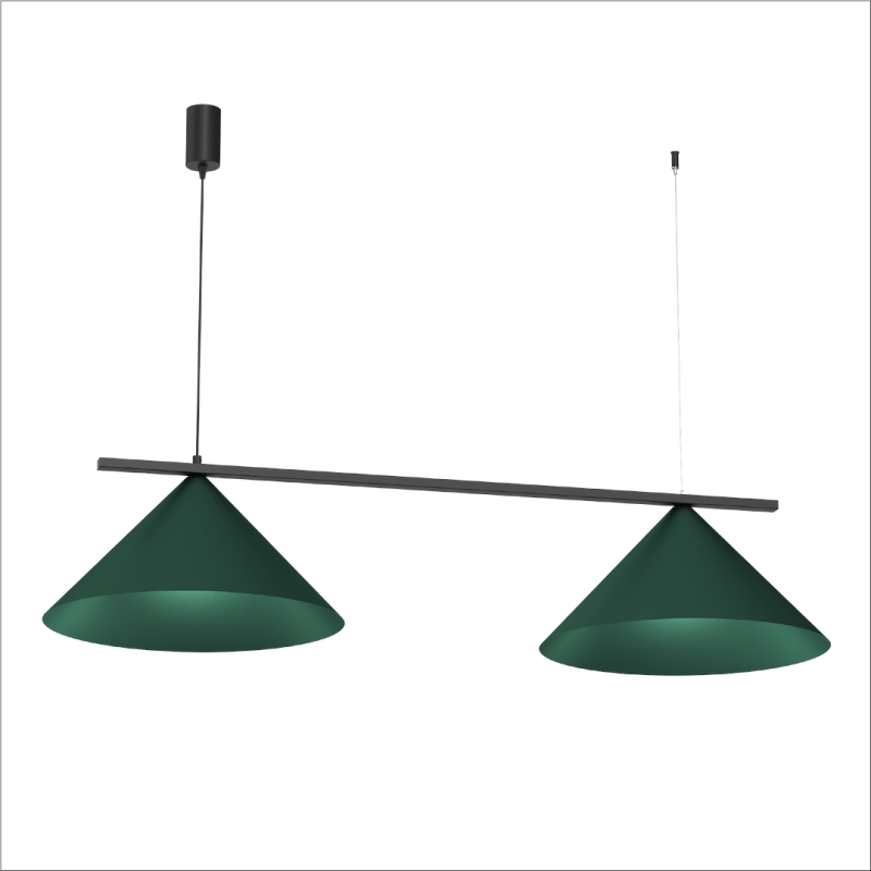 Підвісна лампа CAPITAL BLACK/GREEN 2XGX53 Підвісна лампа CAPITAL BLACK/GREEN 2XGX53