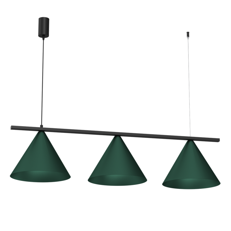 Hängelampe CAPITAL BLACK GREEN 3XGX53