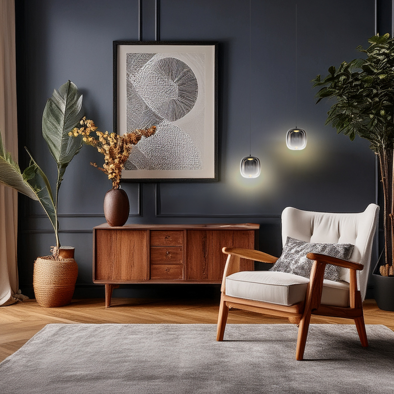 VASO 2 SMOKED 4W hanging lamp VASO 2 SMOKED 4W hanging lamp