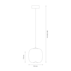 VASO 2 SMOKED 4W hanging lamp VASO 2 SMOKED 4W hanging lamp