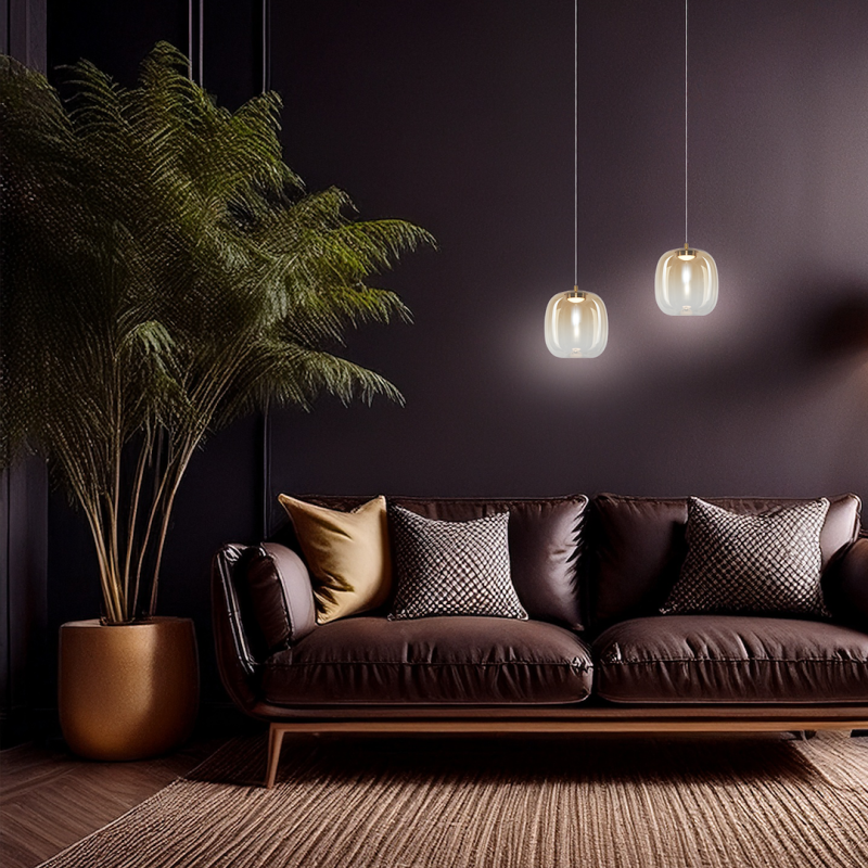 VASO 2 AMBER 4W pendant lamp VASO 2 AMBER 4W pendant lamp