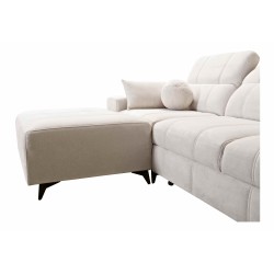 Ecksofa Ballagio XII Mix mit Schlaffunktion und Relax - Flechtwerk, Spring 1102