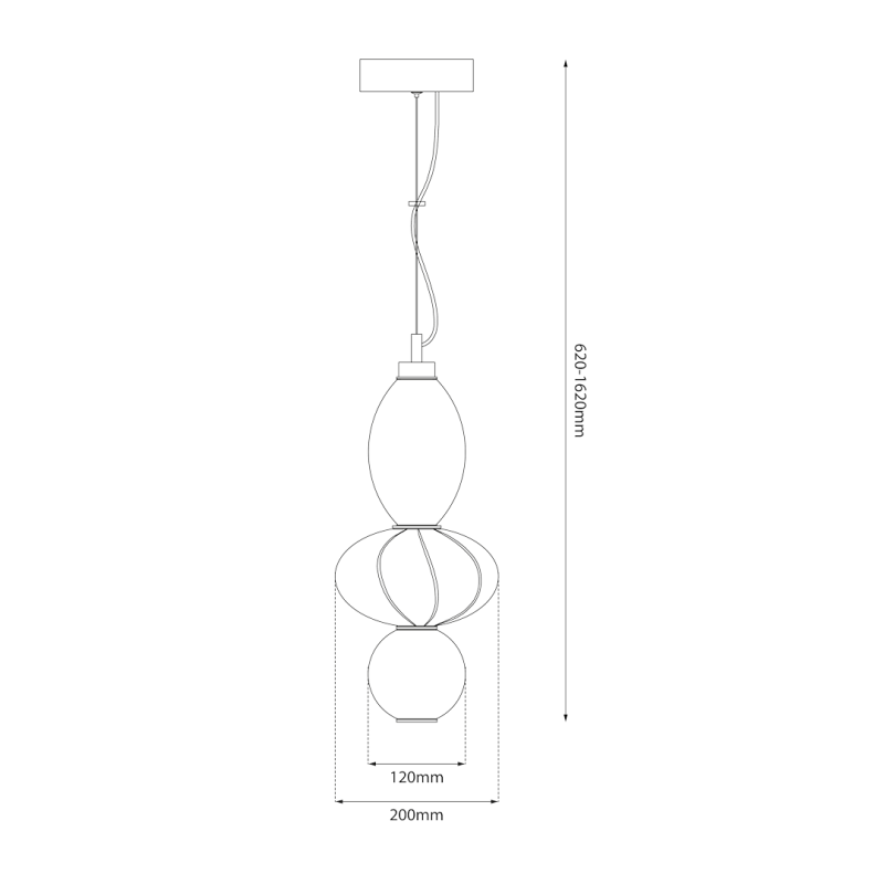 Lampa wisząca ASCOLI 18W LED Lampa wisząca ASCOLI 18W LED