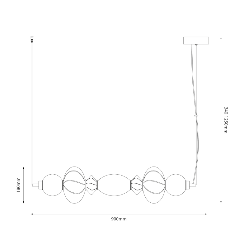 Lampa wisząca ASCOLI 24W LED Lampa wisząca ASCOLI 24W LED