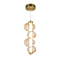 Lámpara colgante BOLLA GOLD 17W LED