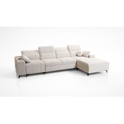 Ballagio XII corner sofa with a sleeping function upholstered in Woven Fabric, Spring 1118