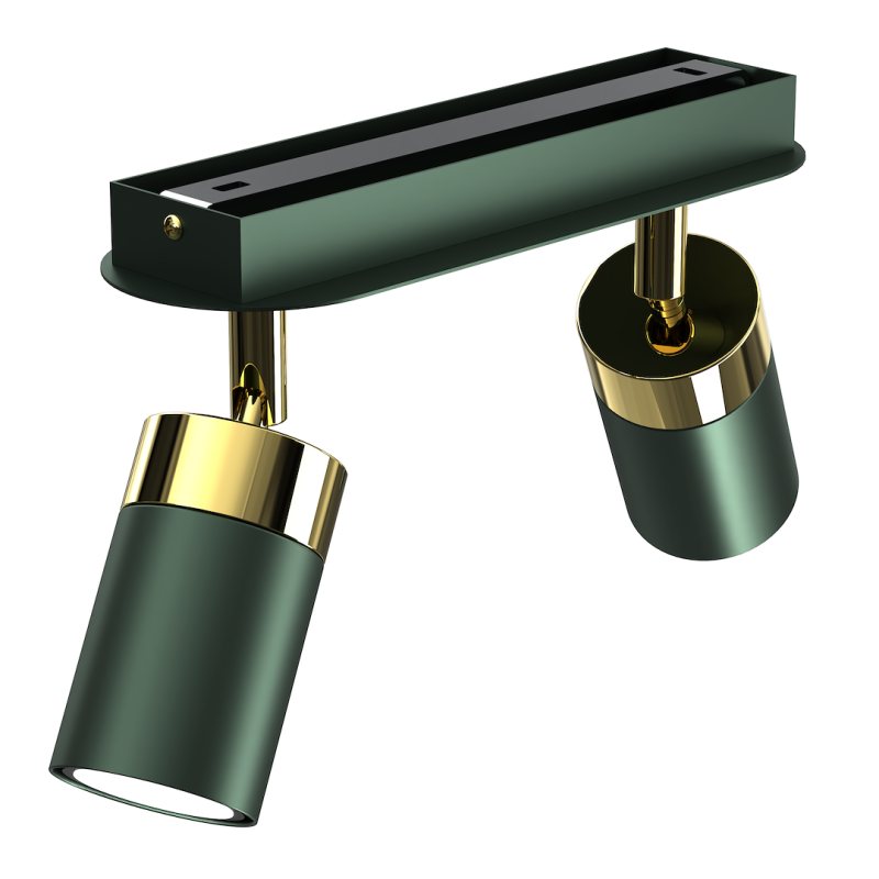 Lampa sufitowa JOKER GREEN/GOLD 2xGU10 Lampa sufitowa JOKER GREEN/GOLD 2xGU10