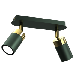 Lampa sufitowa JOKER GREEN/GOLD 2xGU10 Lampa sufitowa JOKER GREEN/GOLD 2xGU10