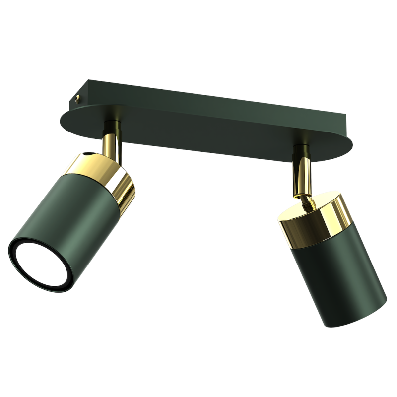Lampa sufitowa JOKER GREEN/GOLD 2xGU10 Lampa sufitowa JOKER GREEN/GOLD 2xGU10