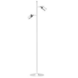 Stehlampe Joker 2xGU10 Weiß / Chrom