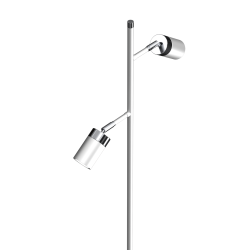 Lampa podłogowa Joker 2xGU10 Biały / Chrom Lampa podłogowa Joker 2xGU10 Biały / Chrom