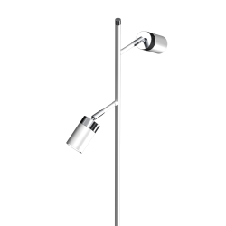 Lampa podłogowa Joker 2xGU10 Biały / Chrom Lampa podłogowa Joker 2xGU10 Biały / Chrom