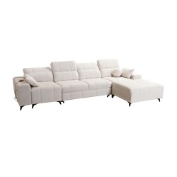 Ballagio XII corner sofa with a sleeping function upholstered in Weave, Spring 1104
