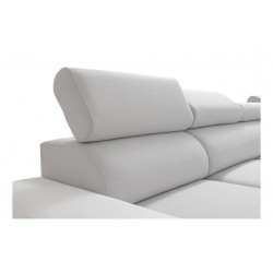 U-shaped corner sofa Napoli VIII with a sleeping function – Woven Fabric, Sawana 14 + Eco-leather + Eco-leather