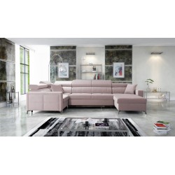 Oslo V Maxi U-förmiges Ecksofa mit Schlaffunktion | Elegantes und komfortables Möbelstück