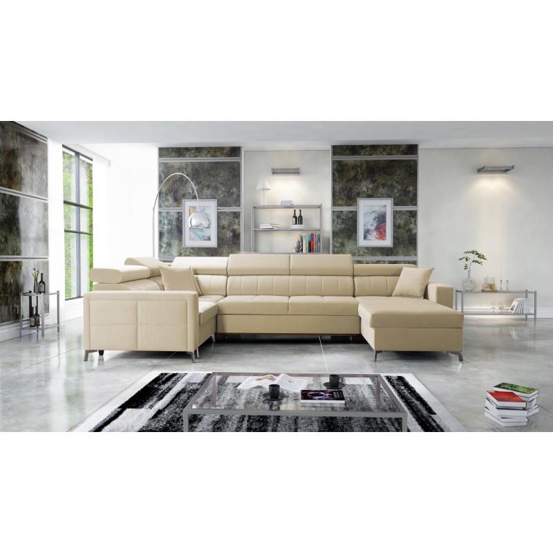 Oslo V Maxi U-förmiges Ecksofa mit Schlaffunktion | Elegantes und komfortables Möbelstück Oslo V Maxi U-förmiges Ecksofa mit Schlaffunktion | Elegantes und komfortables Möbelstück