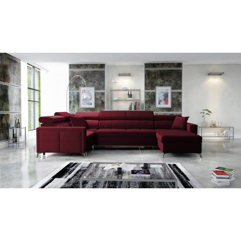 Oslo V Maxi U-förmiges Ecksofa mit Schlaffunktion | Elegantes und komfortables Möbelstück Oslo V Maxi U-förmiges Ecksofa mit Schlaffunktion | Elegantes und komfortables Möbelstück