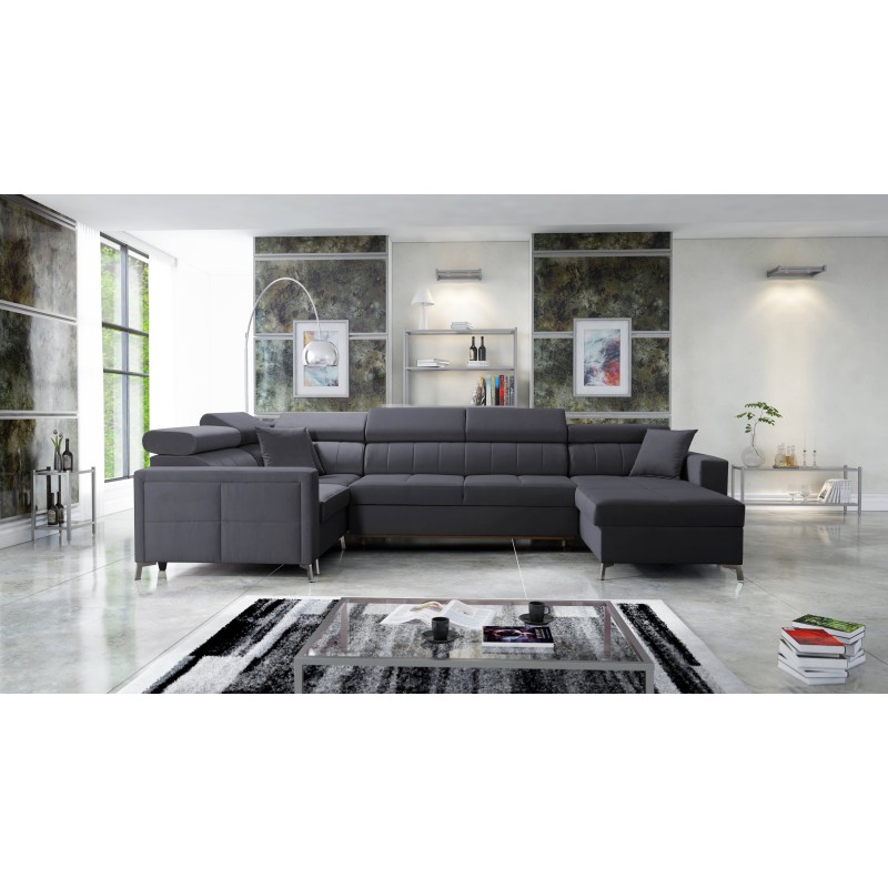 Oslo V Maxi U-förmiges Ecksofa mit Schlaffunktion | Elegantes und komfortables Möbelstück Oslo V Maxi U-förmiges Ecksofa mit Schlaffunktion | Elegantes und komfortables Möbelstück