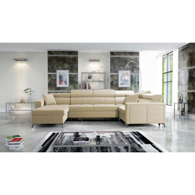 Oslo V Maxi U-förmiges Ecksofa mit Schlaffunktion | Elegantes und komfortables Möbelstück Oslo V Maxi U-förmiges Ecksofa mit Schlaffunktion | Elegantes und komfortables Möbelstück