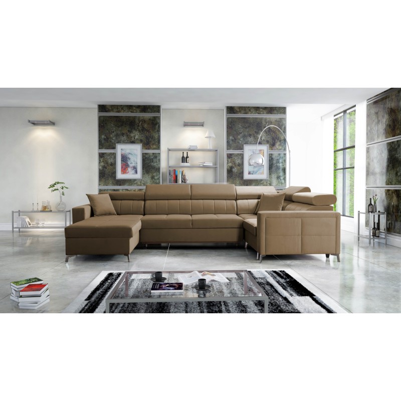 Oslo V Maxi U-förmiges Ecksofa mit Schlaffunktion | Elegantes und komfortables Möbelstück Oslo V Maxi U-förmiges Ecksofa mit Schlaffunktion | Elegantes und komfortables Möbelstück