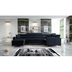 Oslo V Maxi U-förmiges Ecksofa mit Schlaffunktion | Elegantes und komfortables Möbelstück
