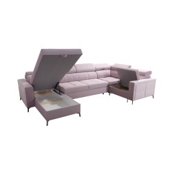 Oslo V Maxi U-förmiges Ecksofa mit Schlaffunktion | Elegantes und komfortables Möbelstück Oslo V Maxi U-förmiges Ecksofa mit Schlaffunktion | Elegantes und komfortables Möbelstück