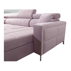 Sofá esquinero en forma de U Oslo VI con función de cama - Terciopelo, Jaguar 2191 Sofá esquinero en forma de U Oslo VI con función de cama - Terciopelo, Jaguar 2191