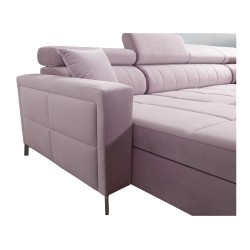 Sofá esquinero en forma de U Oslo VI con función de dormir - Terciopelo, Jaguar 2183 Sofá esquinero en forma de U Oslo VI con función de dormir - Terciopelo, Jaguar 2183