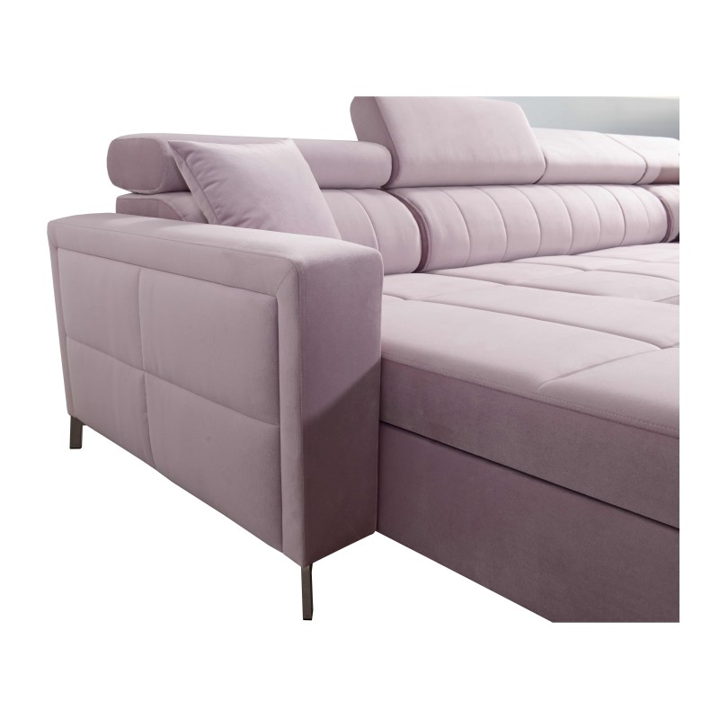 Sofá esquinero en forma de U Oslo VI con función de cama - Terciopelo, Jaguar 2191 Sofá esquinero en forma de U Oslo VI con función de cama - Terciopelo, Jaguar 2191