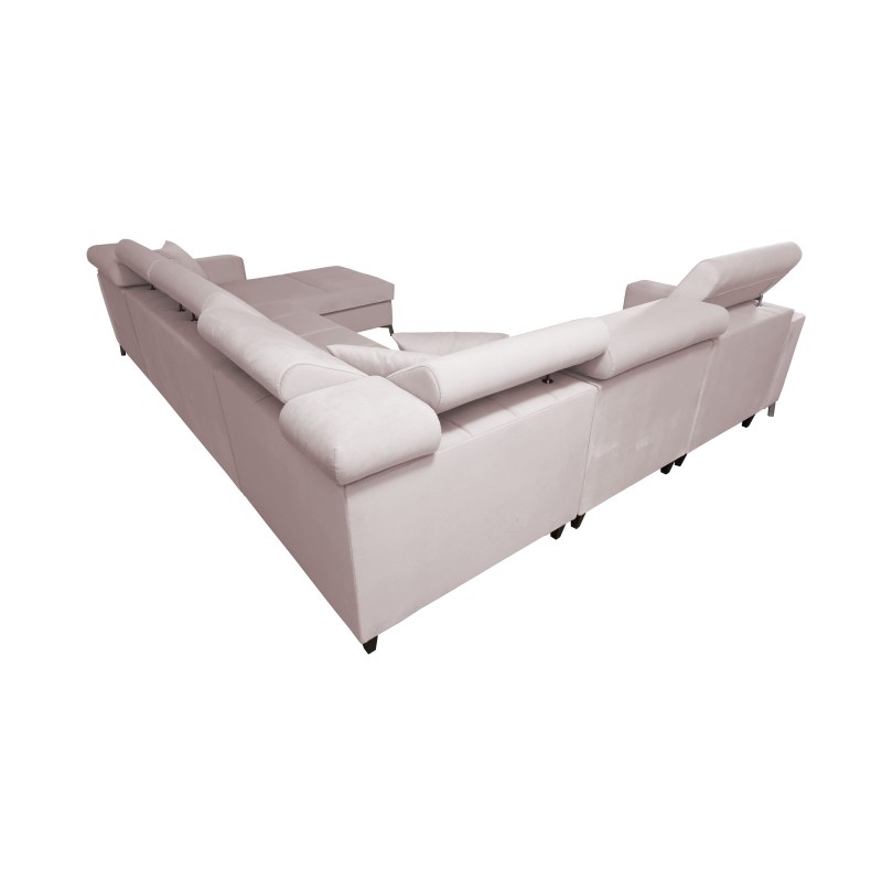 U-förmiges Sofa Oslo VII mit Schlaffunktion - Velvet, Jaguar 2167 U-förmiges Sofa Oslo VII mit Schlaffunktion - Velvet, Jaguar 2167
