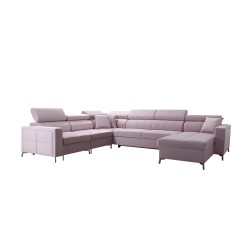 U-förmiges Sofa Oslo VII mit Schlaffunktion - Velvet, Jaguar 2183 U-förmiges Sofa Oslo VII mit Schlaffunktion - Velvet, Jaguar 2183