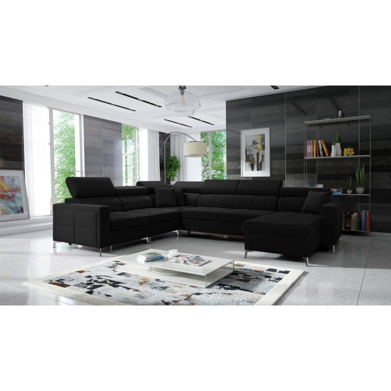 U-förmiges Sofa Oslo VII mit Schlaffunktion - Velvet, Jaguar 2183 U-förmiges Sofa Oslo VII mit Schlaffunktion - Velvet, Jaguar 2183
