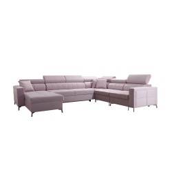 Narożnik w kształcie U Oslo VII z funkcją spania - Velvet, Jaguar 2181 Narożnik w kształcie U Oslo VII z funkcją spania - Velvet, Jaguar 2181