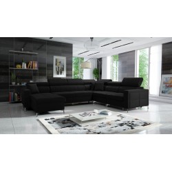 Sofá en forma de U Oslo VII con función para dormir - Velvet, Jaguar 2183