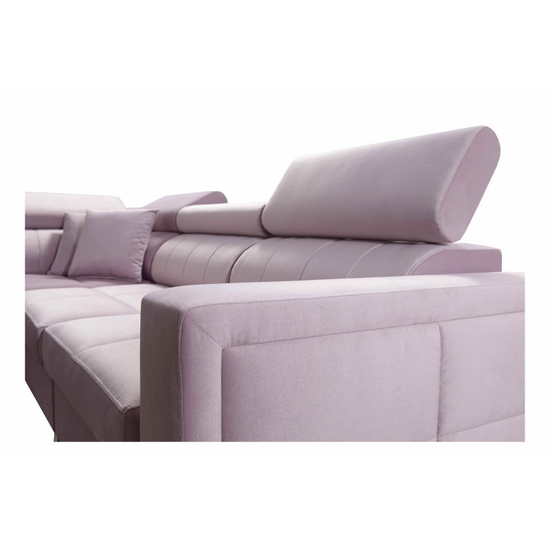 Oslo VII U-shaped corner sofa with a sleeping function - Velvet, Jaguar 2186 Oslo VII U-shaped corner sofa with a sleeping function - Velvet, Jaguar 2186