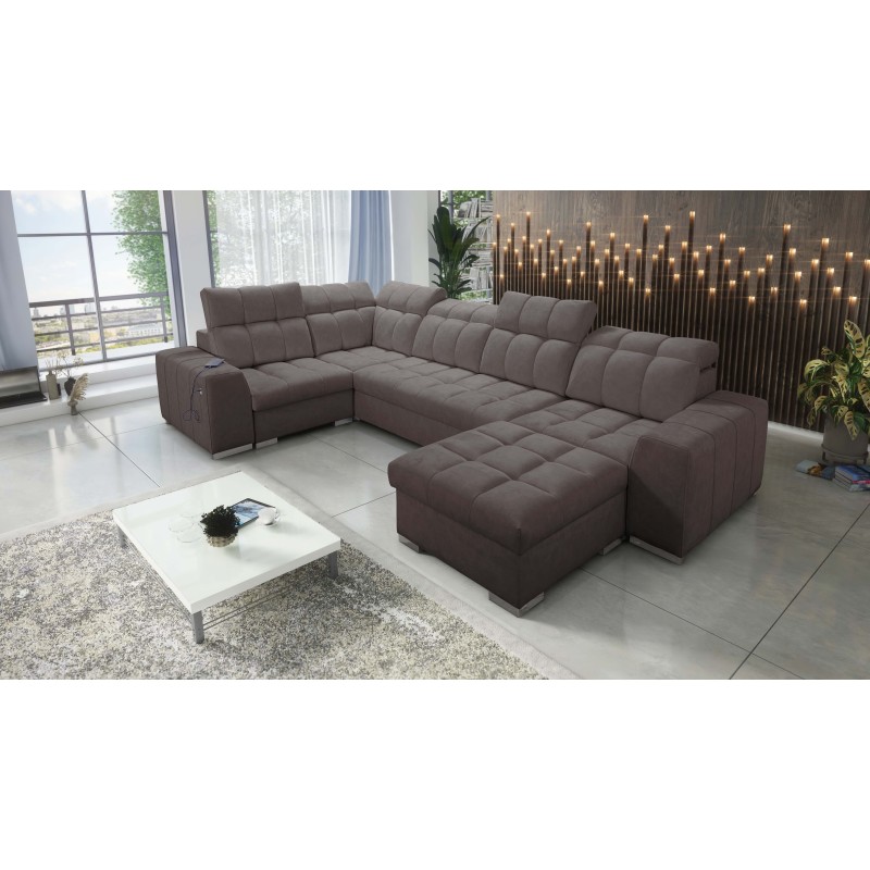 bMeta Title:/b Narożnik w kształcie U Prisma IV z funkcją spania | Velvet | Pet friendly, Terra 26