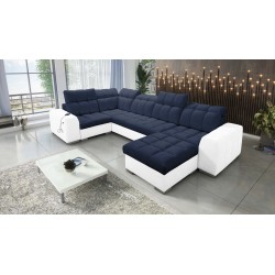 bMeta Title:/b Narożnik w kształcie U Prisma IV z funkcją spania | Velvet | Pet friendly, Terra 79 + Ecoskóra