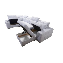 **Meta Title:** U-shaped Prisma IV Corner Sofa with Sleeping Function | Velvet | Pet Friendly, Terra 79 **Meta Title:** U-shaped Prisma IV Corner Sofa with Sleeping Function | Velvet | Pet Friendly, Terra 79